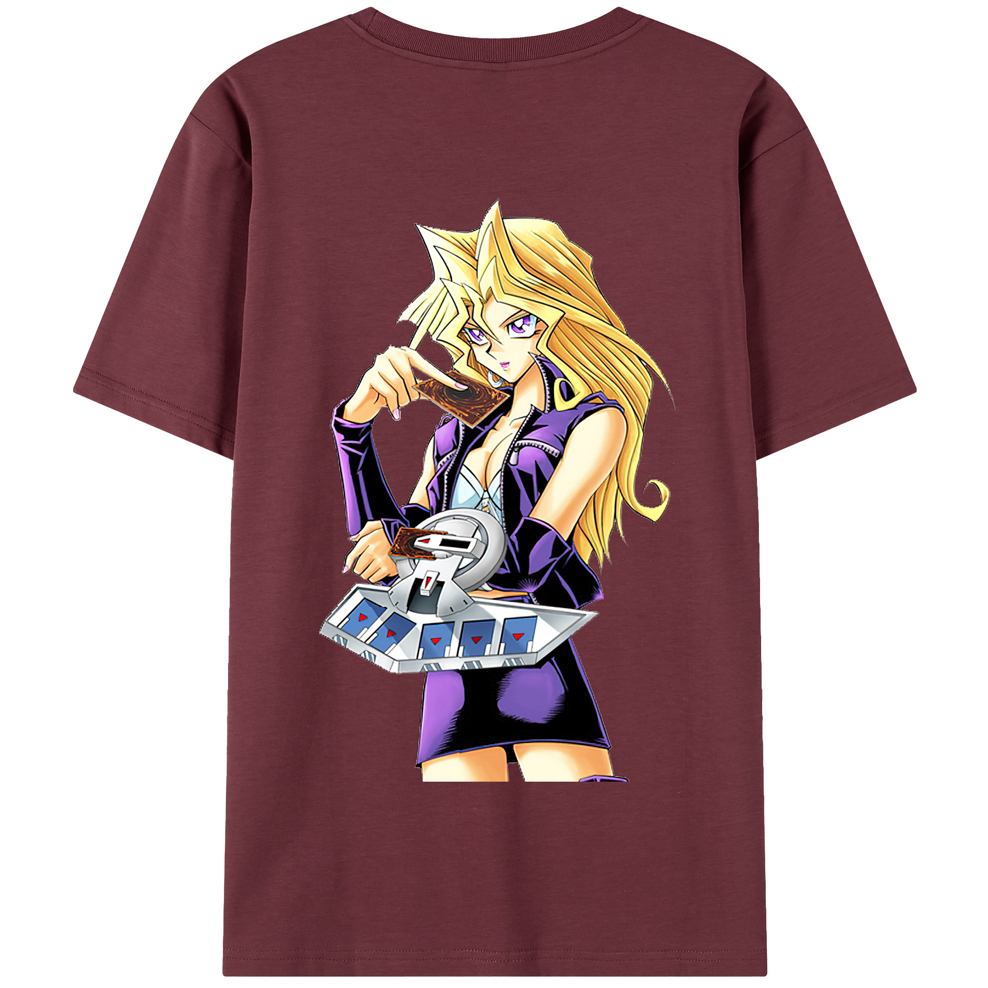 （画像用） 遊☆戯☆王 Yu-Gi-Oh! 綿100％半袖Tシャツ（背面プリント）
